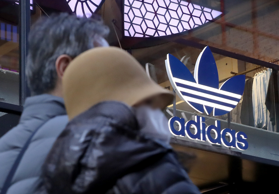 An Adidas store in Myeong-dong, central Seoul [NEWS1]