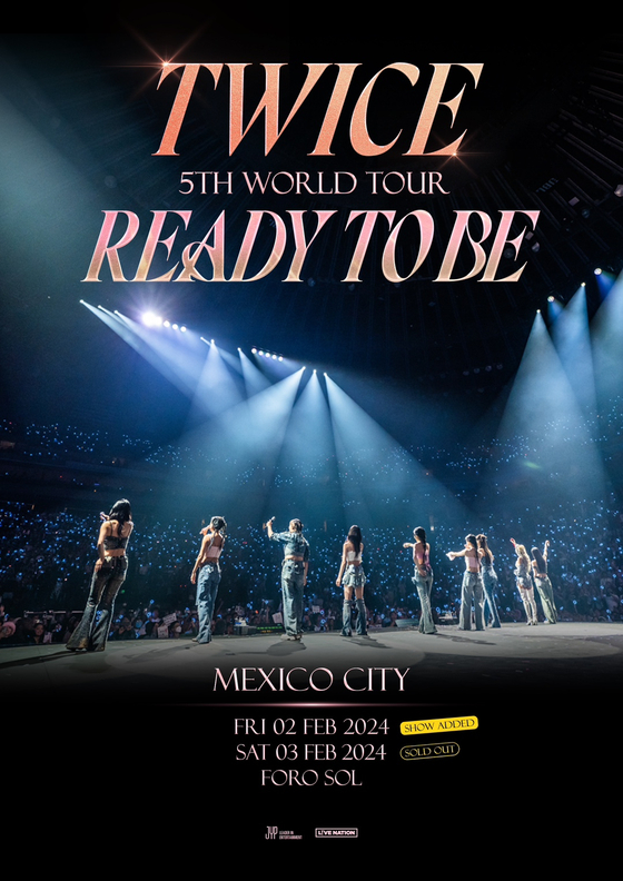 Twice sumará un espectáculo más a su concierto en México luego de agotar sus entradas el pasado 3 de febrero. [JYP ENTERTAINMENT]