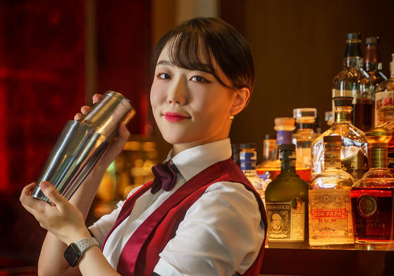 Olivia Lee, Korean bartender at Republic Bar inside The Ritz-Carlton, Millenia Singapore [THE RITZ-CARLTON MILLENIA SINGAPORE]