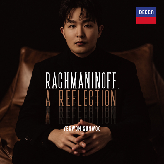 Album cover of Sunwoo Yekwon's second album "Rachmaninoff, A Reflection” [UNIVERSAL MUSIC KOREA]