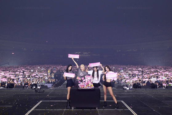 Blackpink held a two-day finale concert for its "Born Pink" world tour on Saturday and Sunday at the Gocheok Sky Dome indoor arena located in Guro District, western Seoul [YG ENTERTAINMENT]