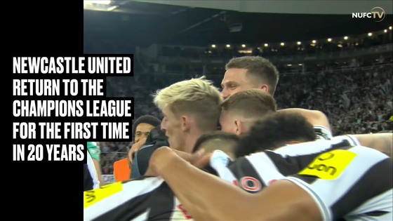 Newcastle United will play in the Champions League for the first time in 20  years