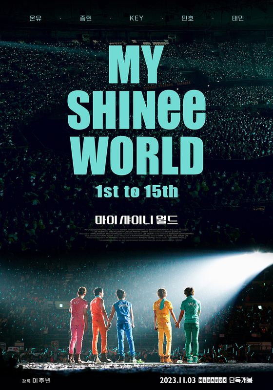 Film ″My SHINee World″ will be released in theaters to celebrate the boy band's 15th anniversary. [SM ENTERTAINMENT]