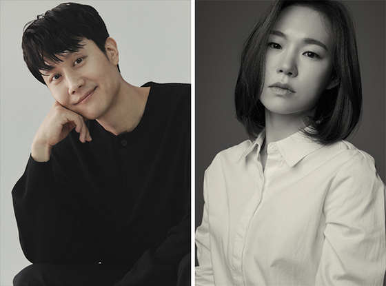 Actors Jung-woo, left, and Han Ye-ri were named as jurors for the Actor of the Year Award at the 28th Busan International Film Festival. [BH ENTERTAINMENT, SARAM ENTERTAINMENT]