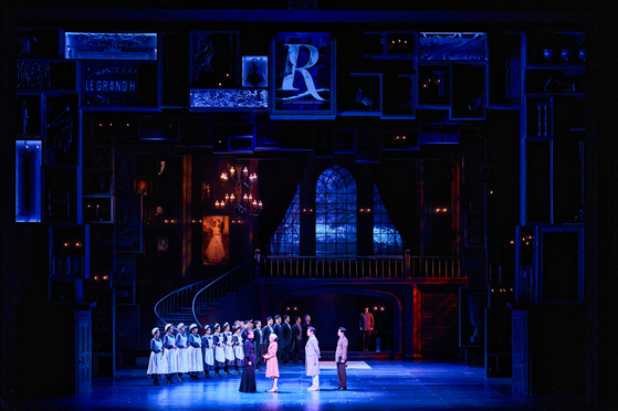The stage of "Rebecca" at Blue Square in Yongsan District, central Seoul [EMK MUSICAL COMPANY]