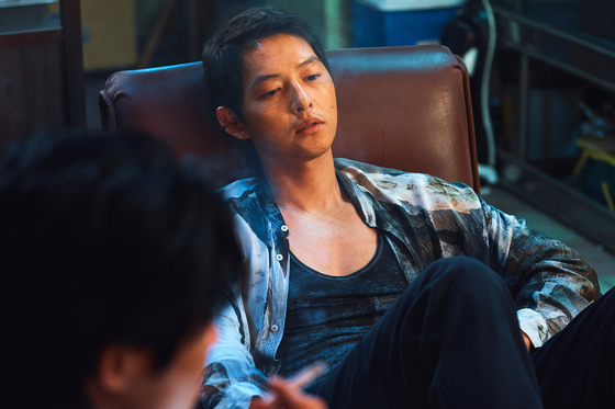 Actor Song Joong-ki plays Chi-geon, the middle boss of a crime ring, in the upcoming film "Hopeless" which was invited to the Cannes International Film Festival this year. [PLUS M ENTERTAINMENT]