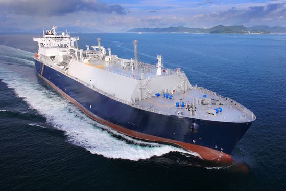 An LNG vessel constructed by Samsung Heavy Industries [SAMSUNG HEAVY INDUSTRIES]