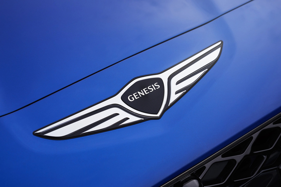 Emblem of the latest Genesis G70 [HYUNDAI MOTOR] 
