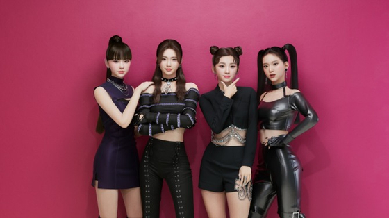 Virtual girl group MAVE:, developed by game company Metmarble's subsidiary Metaverse Entertainment, made its debut in January this year with ″Pandora. [METAVERSE ENTERTAINMENT]
