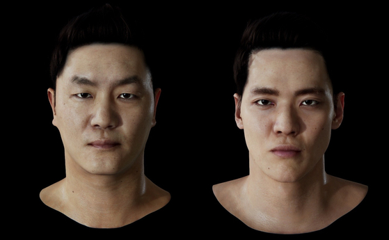 Digital twins of Chun Hee-chul, the head coach of the Seoul SK Knights and professional basketball player Kim Sun-hyung generated using Onmind's technology. [ONMIND]
