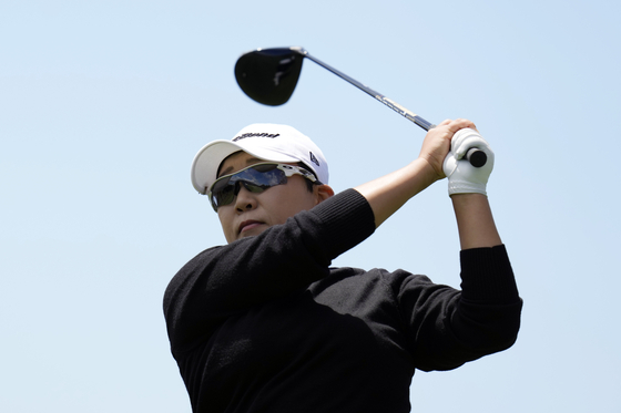 Korea's Shin Ji-yai plays during the final round of the U.S. Women's Open gat the Pebble Beach Golf Links in July in Pebble Beach, Calif. [AP/YONHAP]