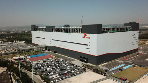 SK hynix manufacturing site in Cheongju, North Chungcheong [JOONGANG PHOTO]