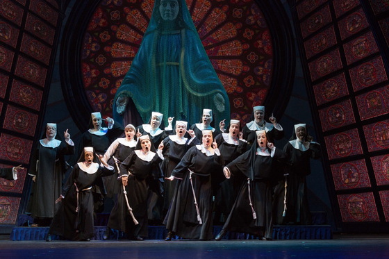 A scene from the musical ″Sister Act,″ which premiers its Seoul show on Nov. 21 at the D-Cube Arts Center in western Seoul. [EMK MUSICAL COMPANY]