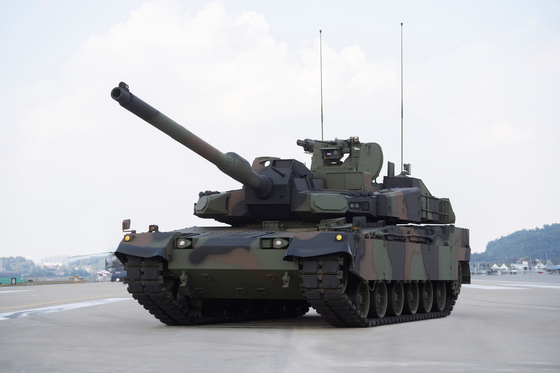 K2EX, an export model of the K2 tank, Hyundai Rotem’s key military product [HYUNDAI ROTEM]
