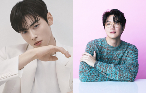 Singer and actor Cha Eun-woo, left, and singer Sung Si-kyung [EACH AGENCY]