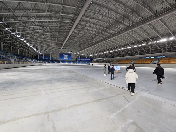 Gangneung Oval is set to have ice sheets installed ahead of the 2024 Gangwon Youth Olmypics [PAIK JI-HWAN]