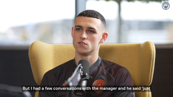 Phil Foden speaks about his early days at Manchester City. [ONE FOOTBALL] 