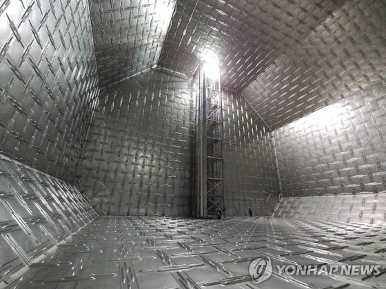 A KC-1 LNG tank installed in an SK Shipping LNG carrier [YONHAP]