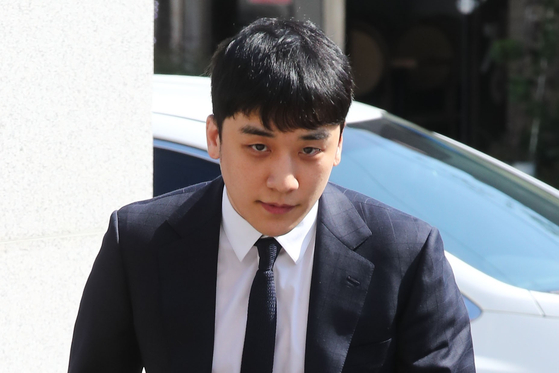 Lee Seung-hyun, the former member of boy band Big Bang also known as Seungri, on Sept. 24, 2019 [YONHAP]