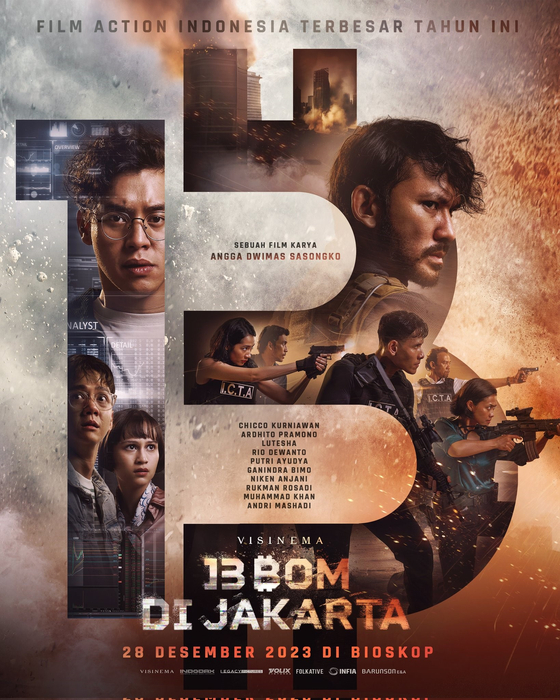 Main poster for “13 Bom di Jakarta” [BARUNSON E&A]