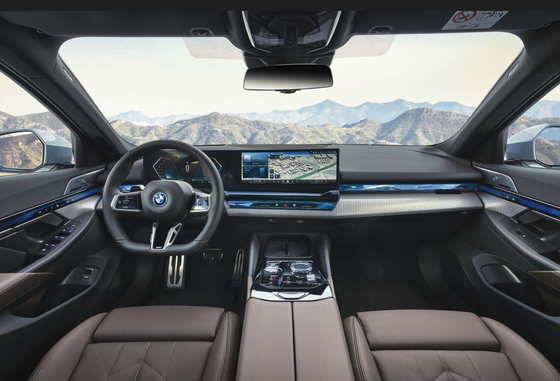 The interior of the new 5 Series [BMW KOREA]