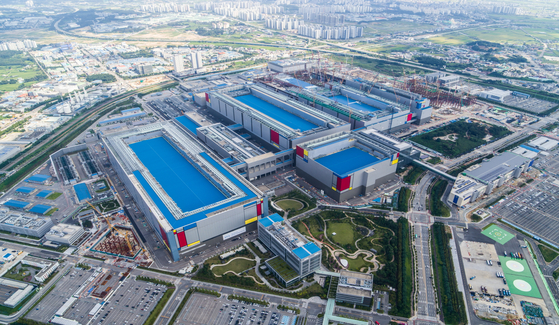 Samsung Electronics' chip plant located in Pyeongtaek, Gyeonggi [YONHAP]
