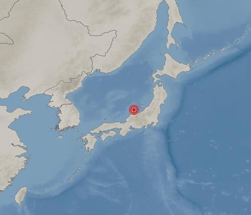 An area of Japan where a major earthquake was reported on Jan. 1, prompting tsunami warnings in Japan and advisories against rising sea levels in Korea. [KOREA METEOROLOGICAL ADMINISTRATION]
