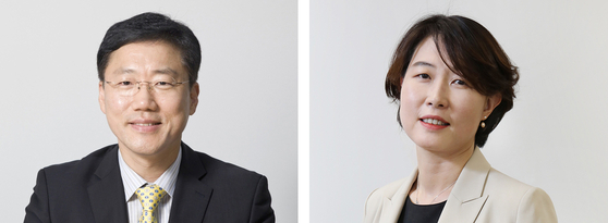 Korea JoongAng Daily ombudsmen Ryu Kwon-ha, left, and Park Hye-min  [KAVKAS; PARK HYE-MIN]