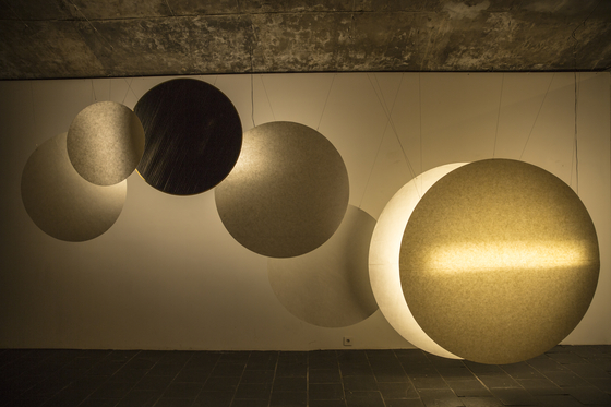 ″Layers Circle″ series installation (2020) by Kwon Jung-mo [KWON JUNG-MO]