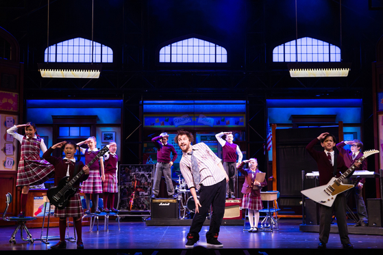 The international tour production of the "School of Rock″ musical premieres on Jan. 12 at the Seoul Arts Center in southern Seoul. [CLIP SERVICE]
