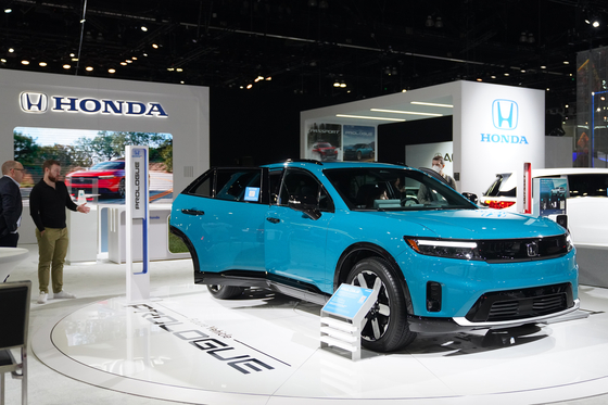 Honda's first-ever electric SUV, Prologue, which will be displayed at the CES 2024. [EPA/YONHAP]
