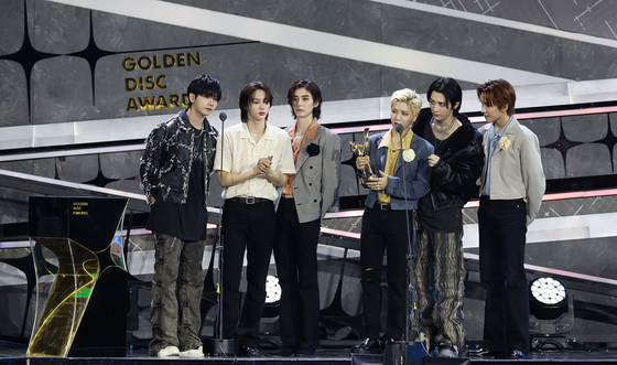 Boy band BoyNextDoor at the 38th Golden Disc Awards on Saturday in Jakarta, Indonesia [GOLDEN DISC AWARDS ORGANIZING COMMITTEE]