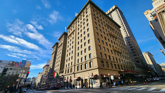 The Westin St. Francis Hotel in San Francisco, California, where the annual J.P. Morgan Healthcare Conference is held, on Monday [JOINT PRESS CORP]
