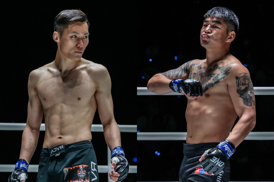 Korea's Kwon Won-il, left, is set to fight Mongolia's Shinechagtga Zoltsetseg at ONE Fight Night 18 in Bangkok, Thailand on Friday. [ONE]