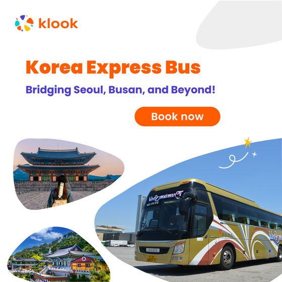 A promotional image about Klook's express bus booking system [KLOOK]
