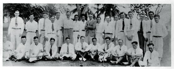 The Japanese players at the 1929 Hawaiian Open [JGA] 
