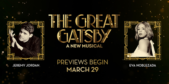 Actors Jeremy Jordon, left, and Eva Noblezada will star in the upcoming Broadway production of the musical "The Great Gatsby." [OD COMPANY]