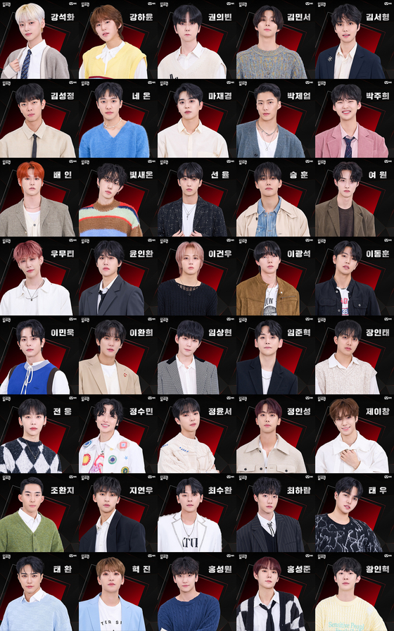 A total of 40 contestants, ranging from former and current idol members, musical actors and more, will join Mnet's upcoming boy band audition program ″Build Up,″ set to air on Friday. [MNET]