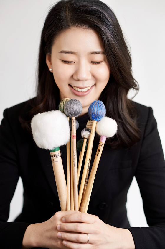 Marimba player Hahn Moon-kyung, or June Hahn, is the artist-in-residence for the House Concert this year. [HAHN MOON-KYUNG]