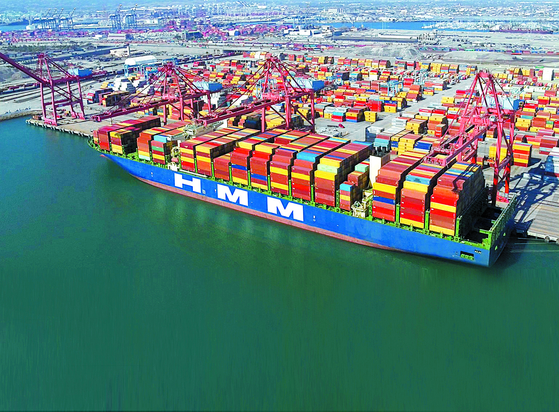 HMM's container ship [YONHAP]