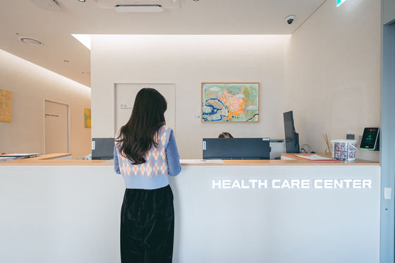 The lobby of HYBE's in-house health care center [HYBE]