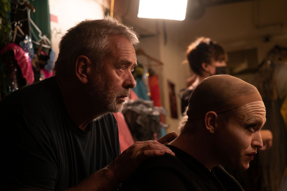 French director Luc Besson on the set of ″Dogman″ [ATNINE FILM]