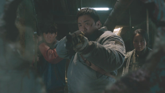 A scene from ″Badland Hunters,″ an upcoming Netflix original film starring Don Lee [NETFLIX]