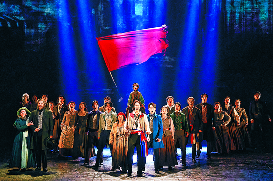 The Korean production of the masterpiece musical “Les Miserables” is being staged at the Blue Square in central Seoul. [LES MISERABLES KOREA] 