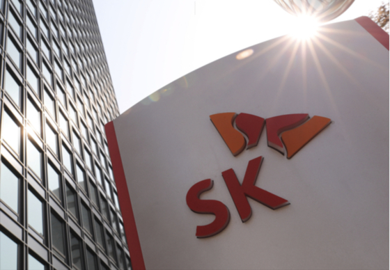 SK logo shown at SK office building in Jongno District, central Seoul, where SK Innovation is headquartered [NEWS1]