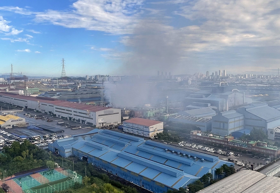 Hyundai Steel plant in Incheon in 2022. [YONHAP]