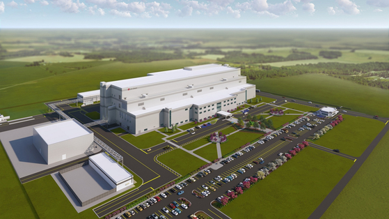 A rendered image of LG Chem's cathode plant in Tennessee. [LG CHEM]