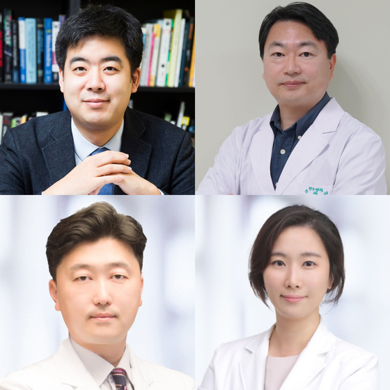 Clockwise from the top left: Professor Ju Young-seok of KAIST’s Graduate School of Medical Science and Engineering; Son Tae-gen, a researcher at the Dongnam Institute of Radiological & Medical Sciences; Chang Ji-hyun and Kim Kyung-su of the Seoul National University's College of Medicine [KAIST]