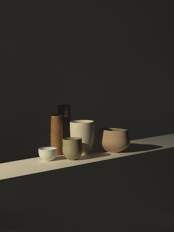 A group of five ceramists with master’s degrees at Seoul National University have been selected for Soluna Art Group's Incubating Craft Makers 2024, their works shown here. [SOLUNA ART GROUP]