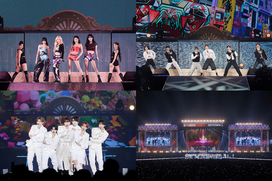 SM Entertainment artists at the ″SMTOWN Live 2024 SMCU Palace @Tokyo″ concert held in Japan on Feb. 21 and 22 [SM ENTERTAINMENT]